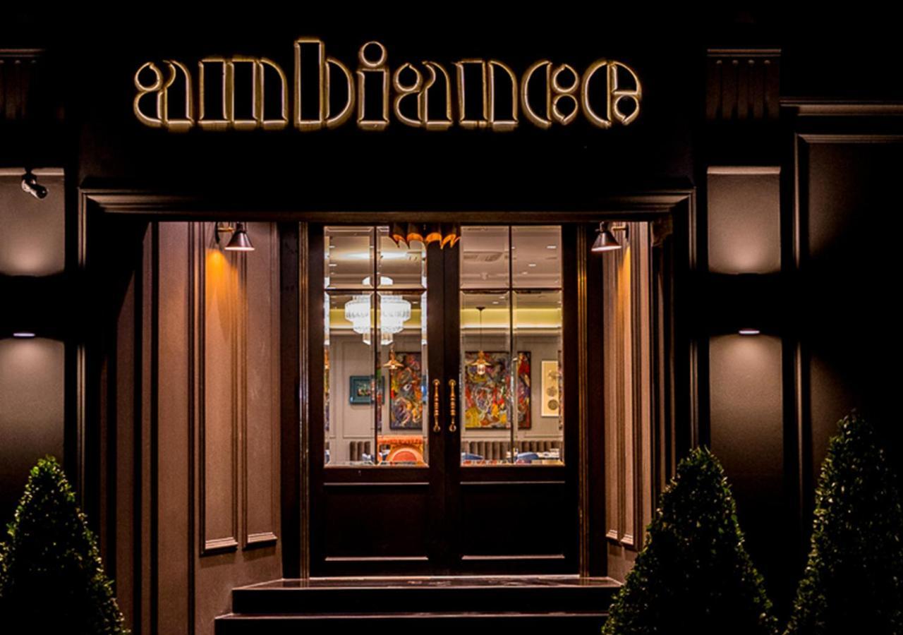 Ambiance Boutique Art Hotel 라호르 외부 사진 Entrance to the restaurant