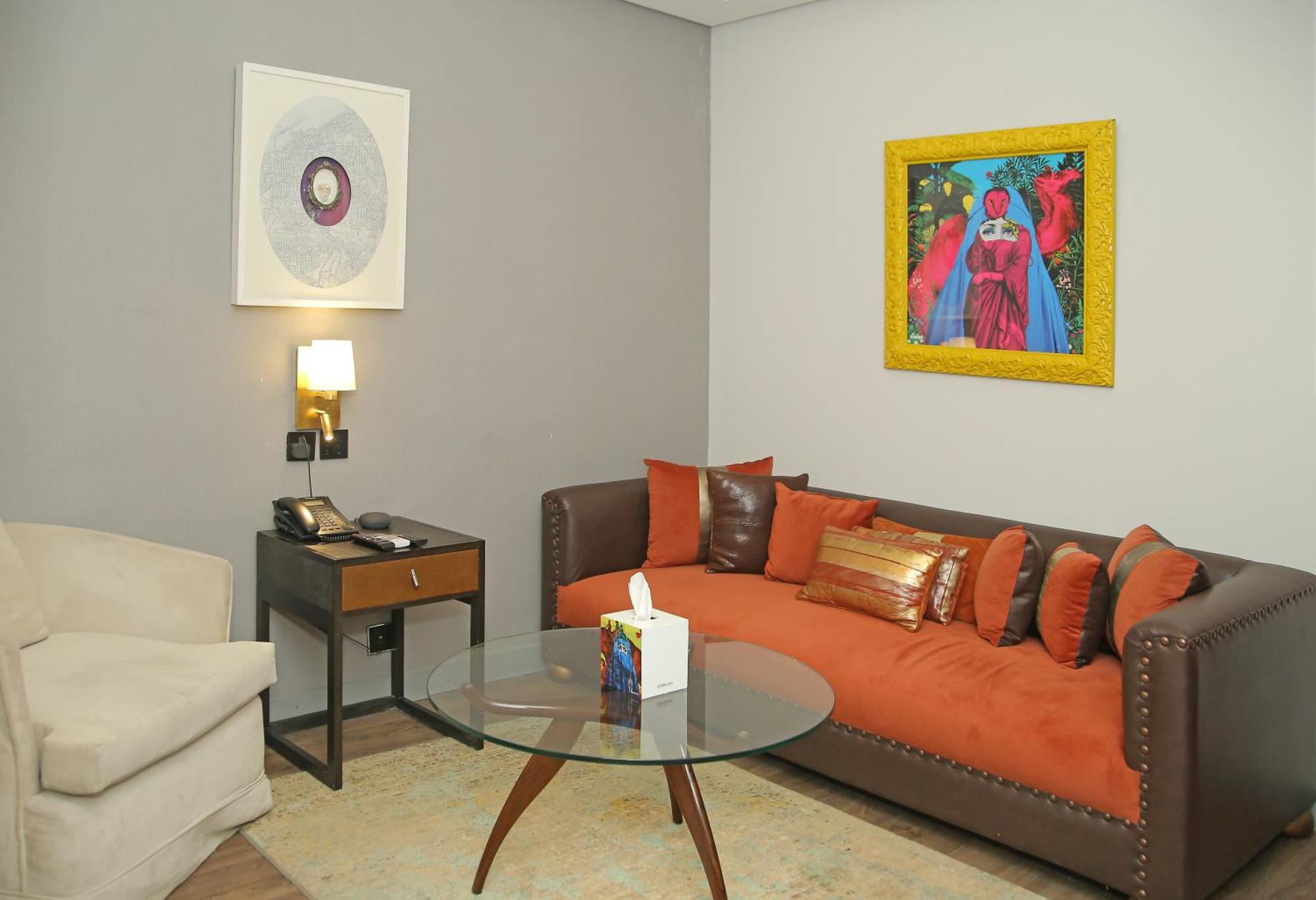 Ambiance Boutique Art Hotel 라호르 객실 사진 A room at the hotel