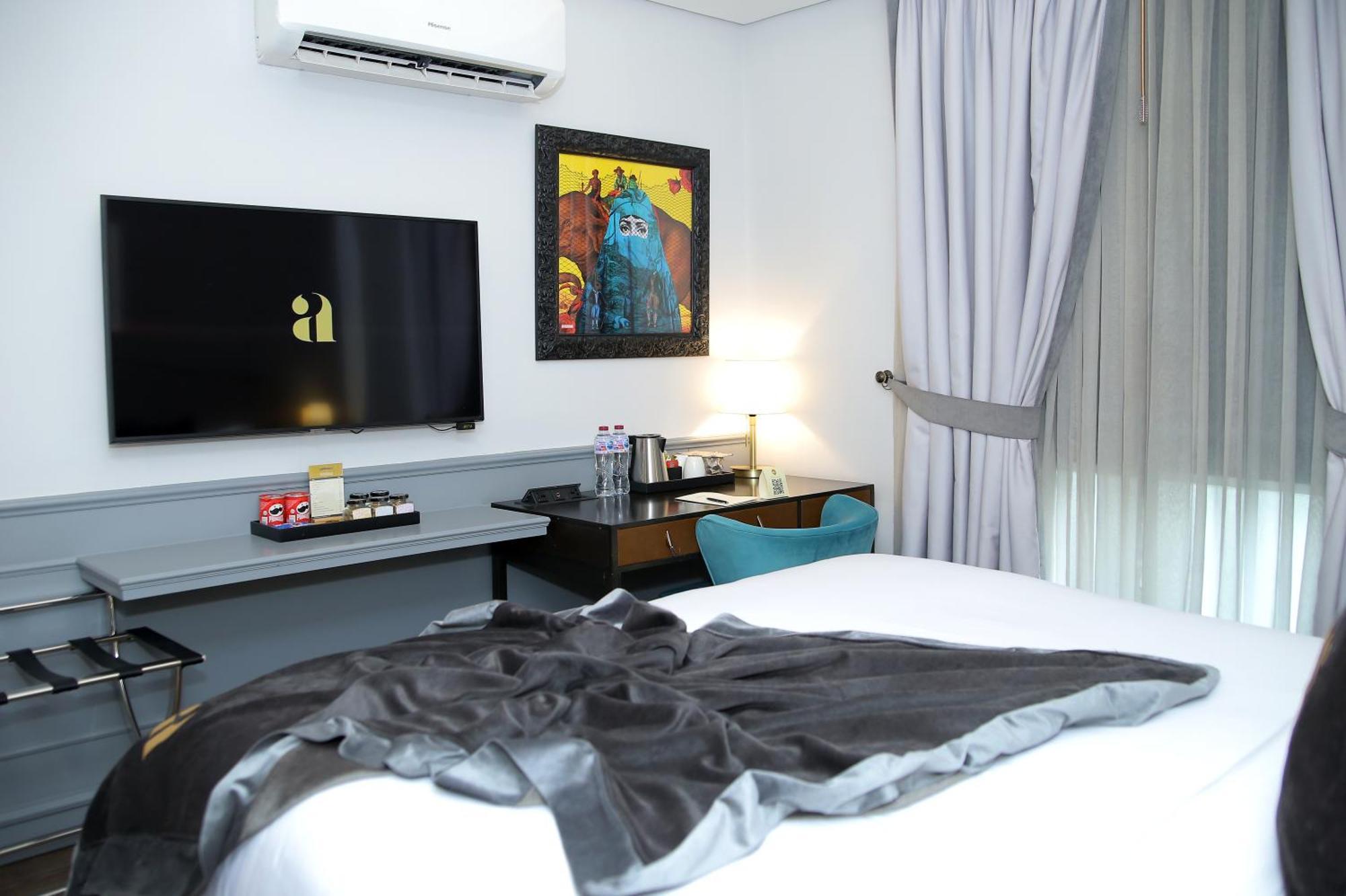 Ambiance Boutique Art Hotel 라호르 외부 사진 A room at the hotel
