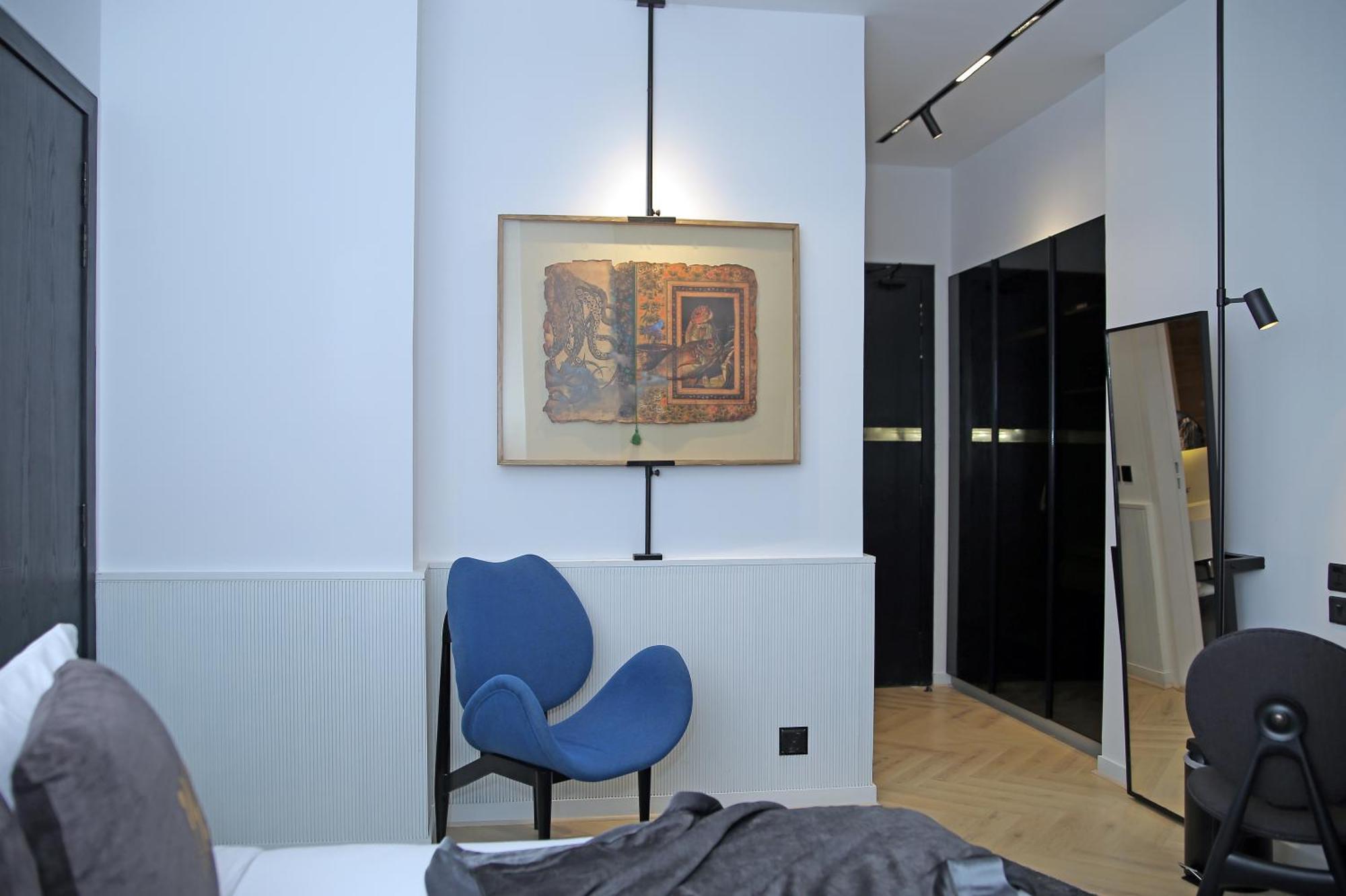 Ambiance Boutique Art Hotel 라호르 객실 사진 Track lighting