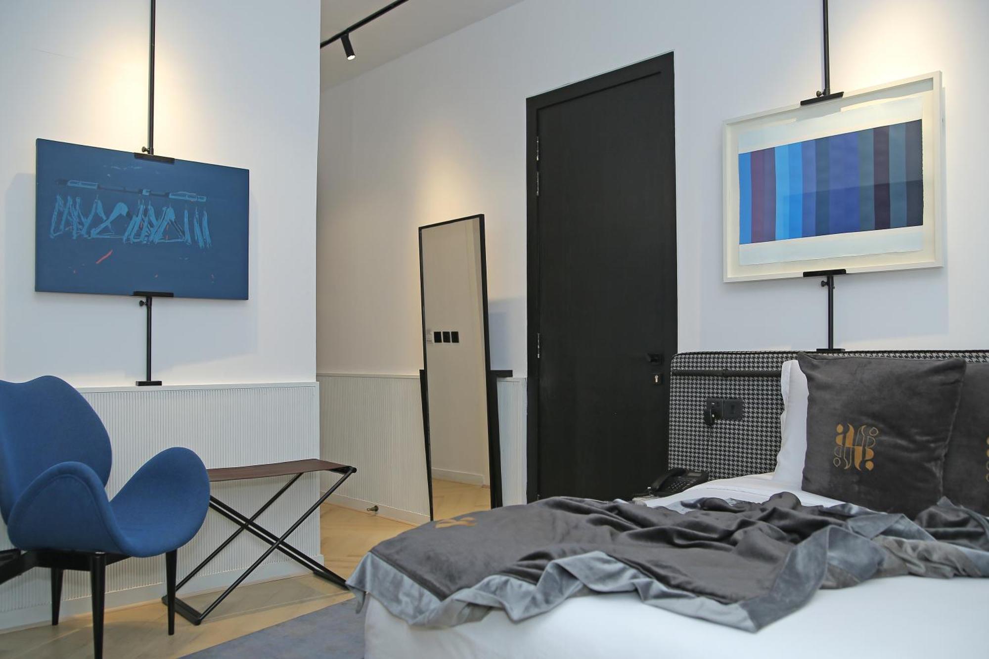 Ambiance Boutique Art Hotel 라호르 객실 사진 A room at the hotel